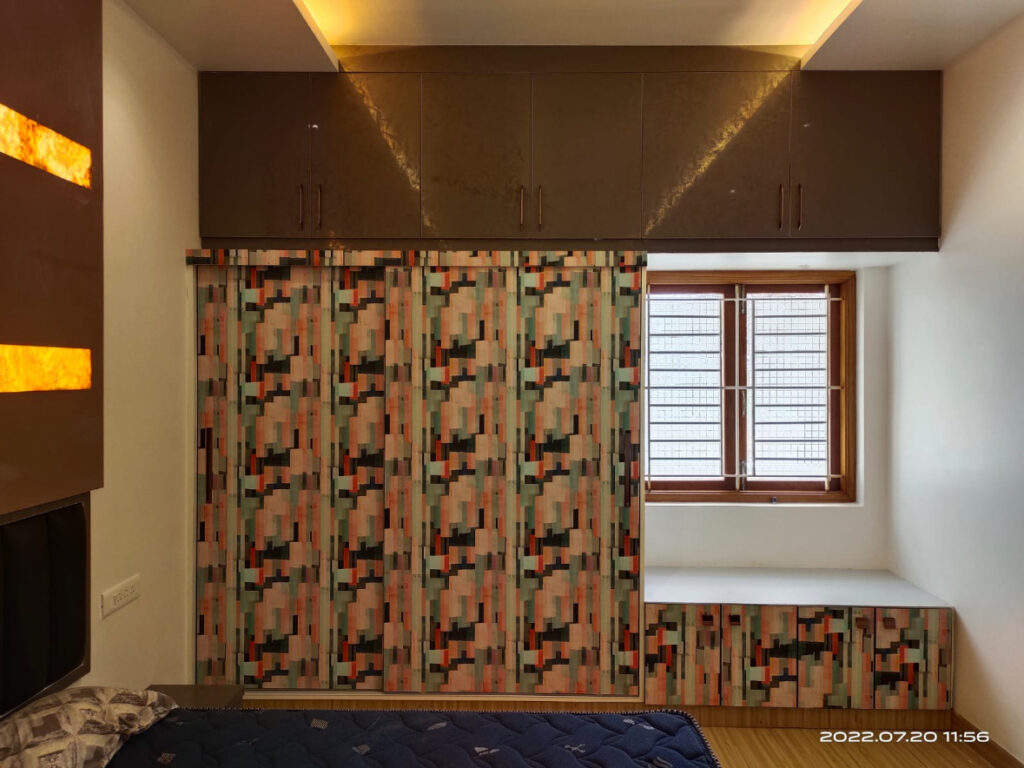 Modular Wardrobe Designs for Bedroom in Madurai