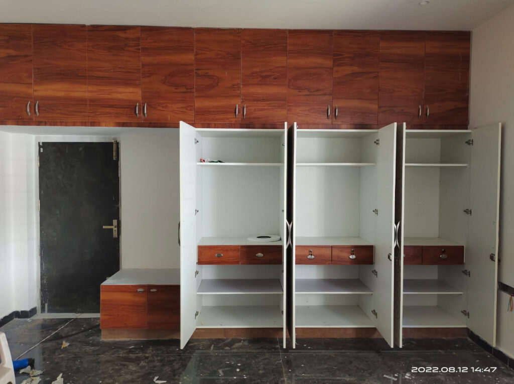 Modular Wardrobe Designs for Bedroom in Madurai